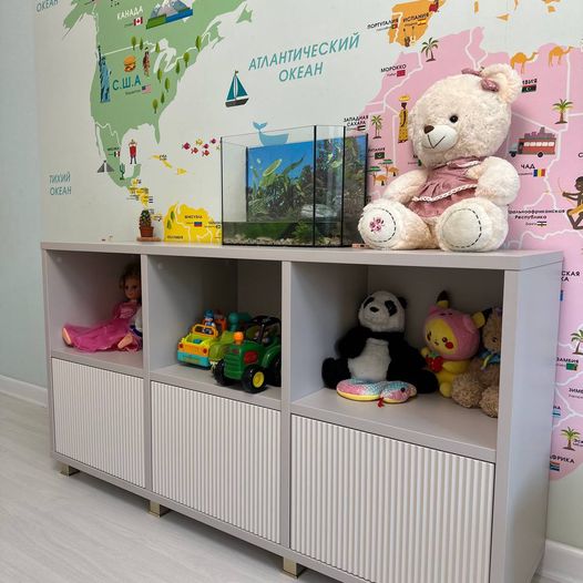 Детская мебель успокаивающих цветов